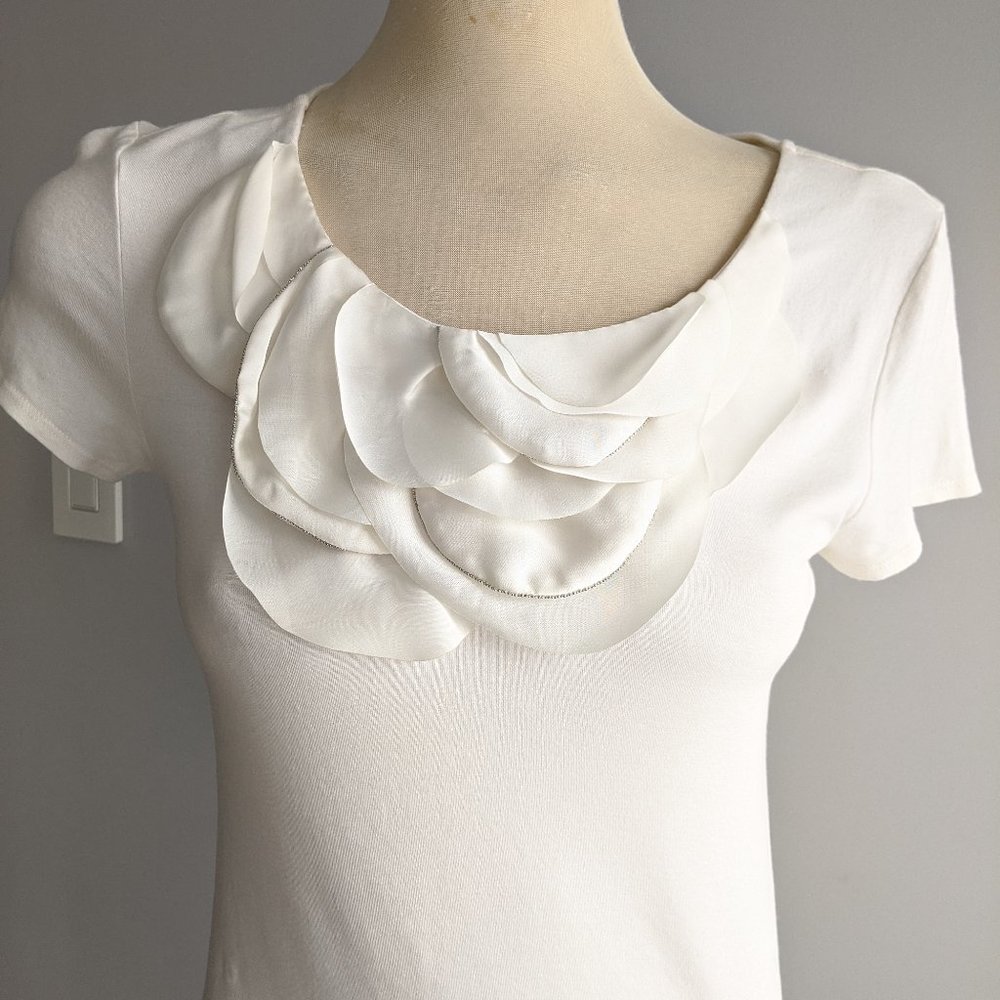 Ann Taylor cream top size XS